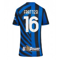 Fotballdrakt Dame Inter Milan Davide Frattesi #16 Hjemmedrakt 2024-25 Kortermet